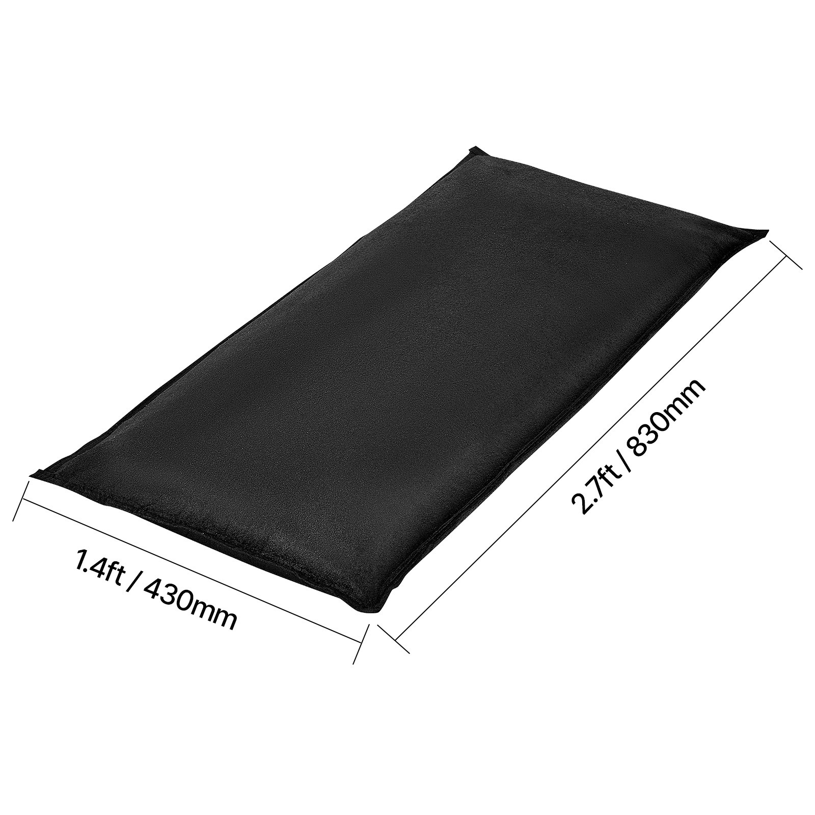 Uimoso Quick Dam Flood Barrier 2.7 x 1.4ft Length Flood Protection Bags 6 Packs