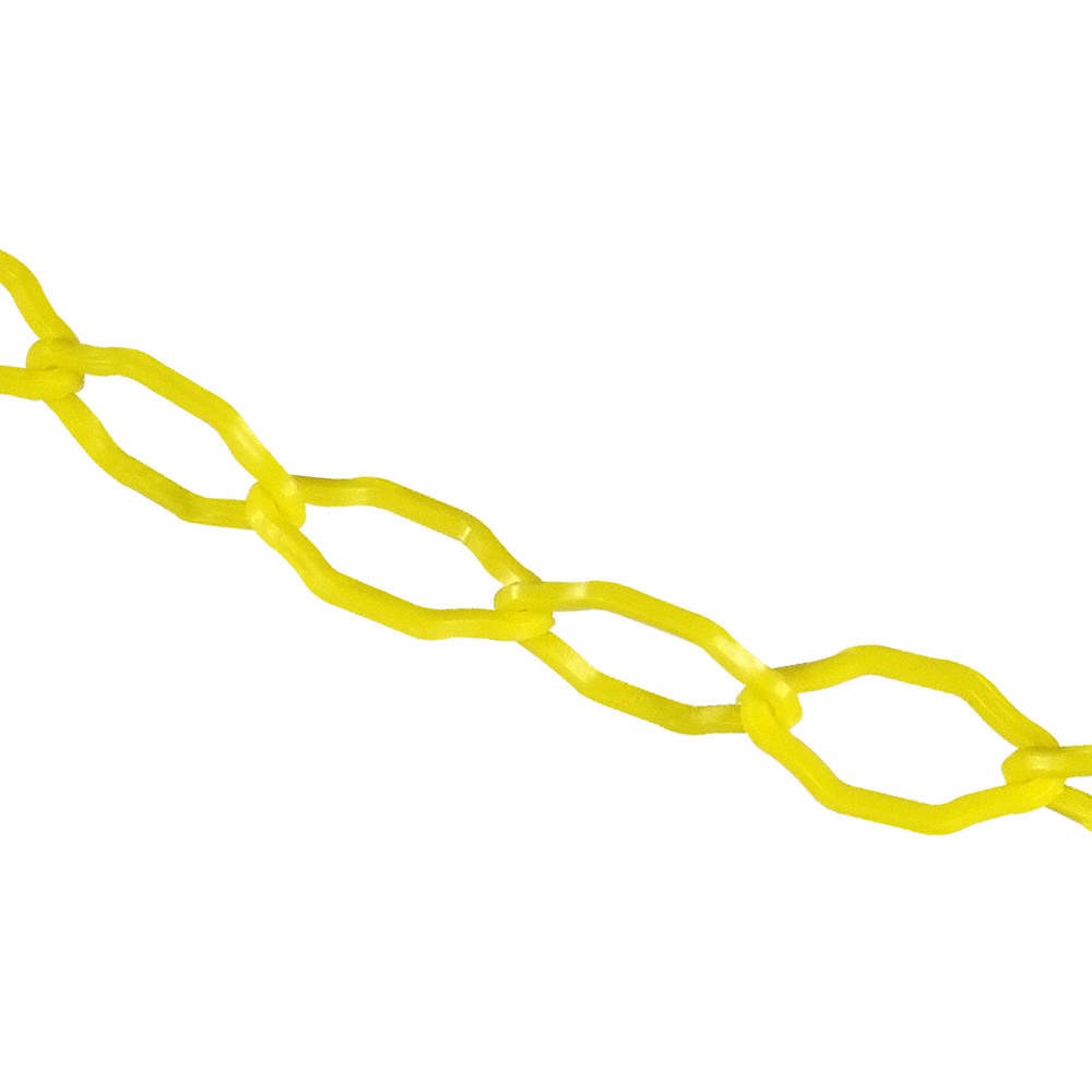 GRAINGER APPROVED 53002-50 Plastic Chain ,50 ft L,Yellow 33HG14