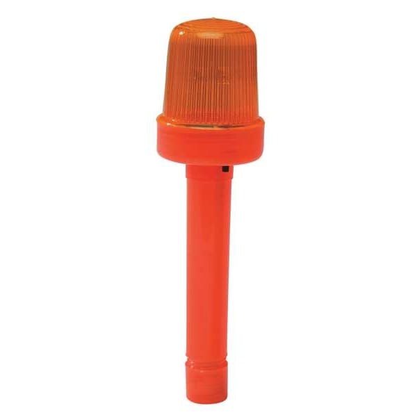 Zoro Select 3393-00002 Safety Cone, Led Flashing, Red, Plastic, 3393-00002