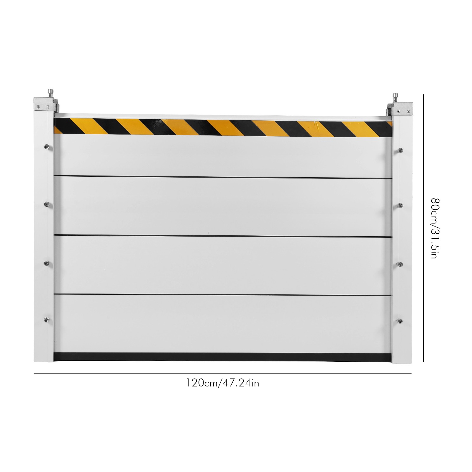 Baffle Flood Barrier Reusable Flood Baffle 120x80cm for Doors Basement Garages