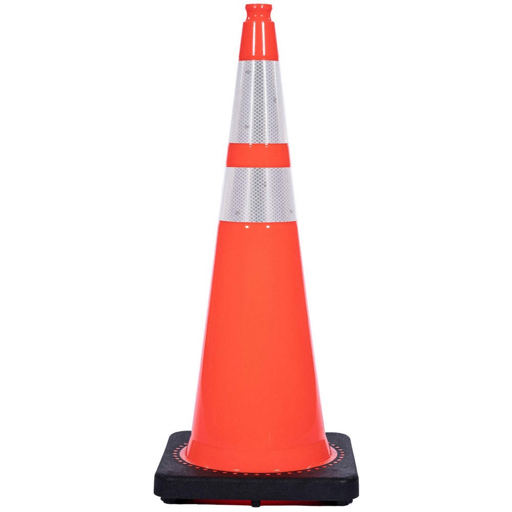GRAINGER APPROVED RS90055CT3M64 Traffic Cone,12 lb.,Orange Cone Color 53WN85