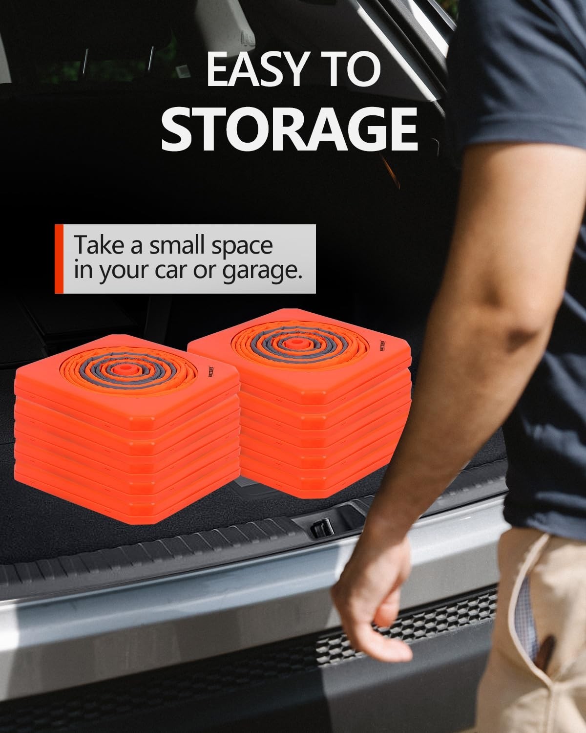 10 Pack 36″ Collapsible Traffic Safety Cones – Reflective Orange Pop-up Cones fo