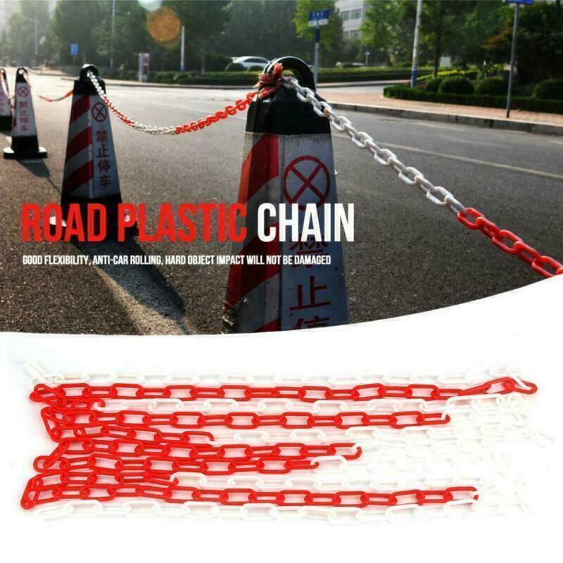 1X Crowd Control Plastic Chain Utility Safety Barrier Indoor& Outdoor new