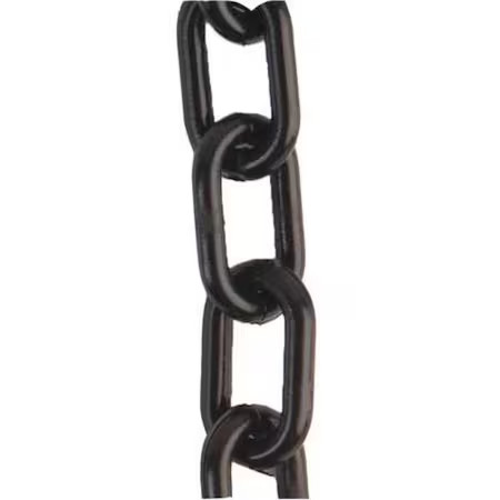 Zoro Select 30003-100 Plastic Chain, Black, 100 Ft Length, Gloss, 30003-100