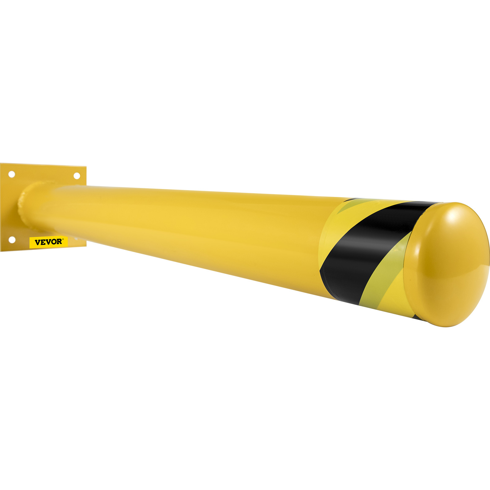 Safety Bollard 36″H 4.5″D Steel Bollard Post Yellow Street Parking Signs Barrier