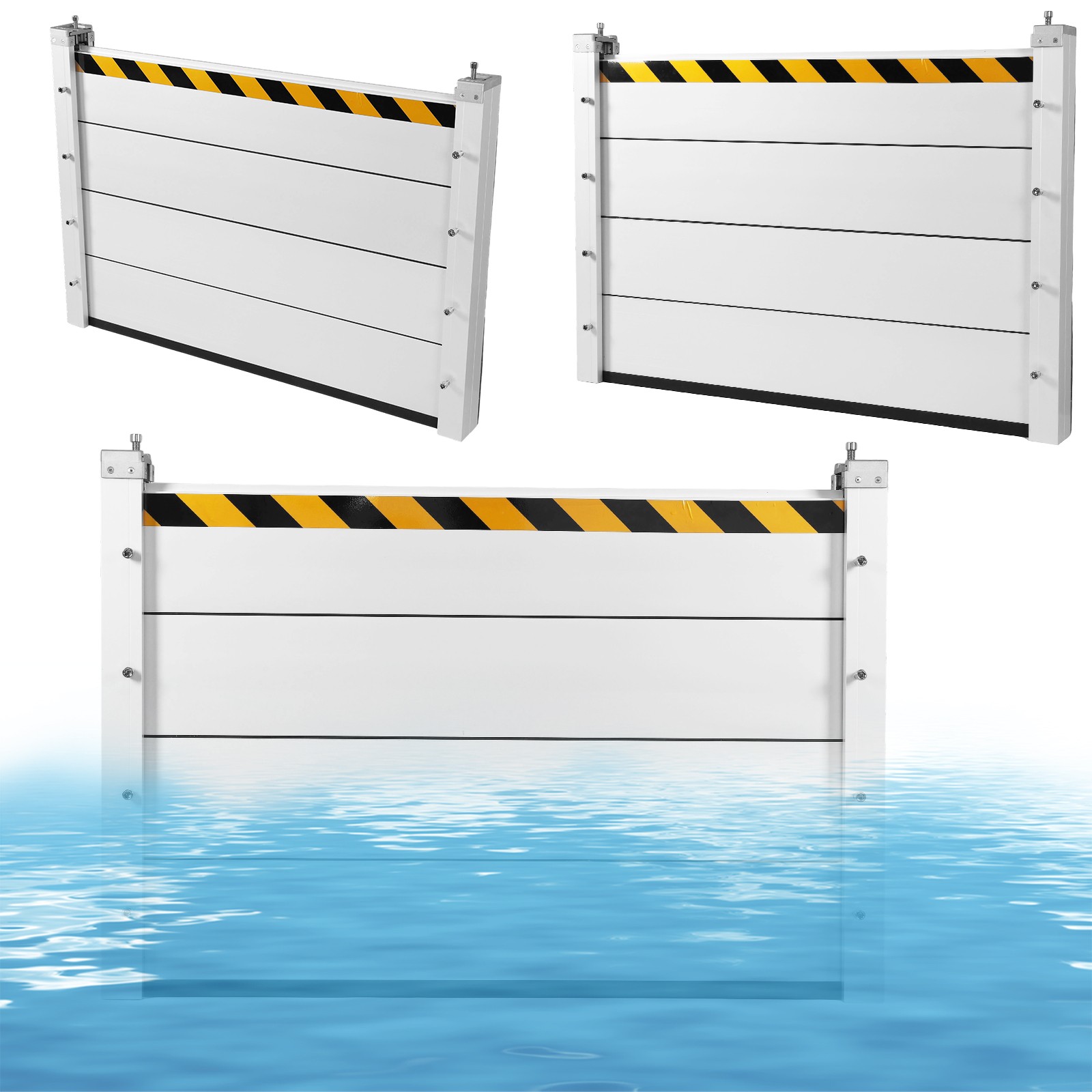Baffle Flood Barrier Reusable Flood Baffle 120x80cm for Doors Basement Garages
