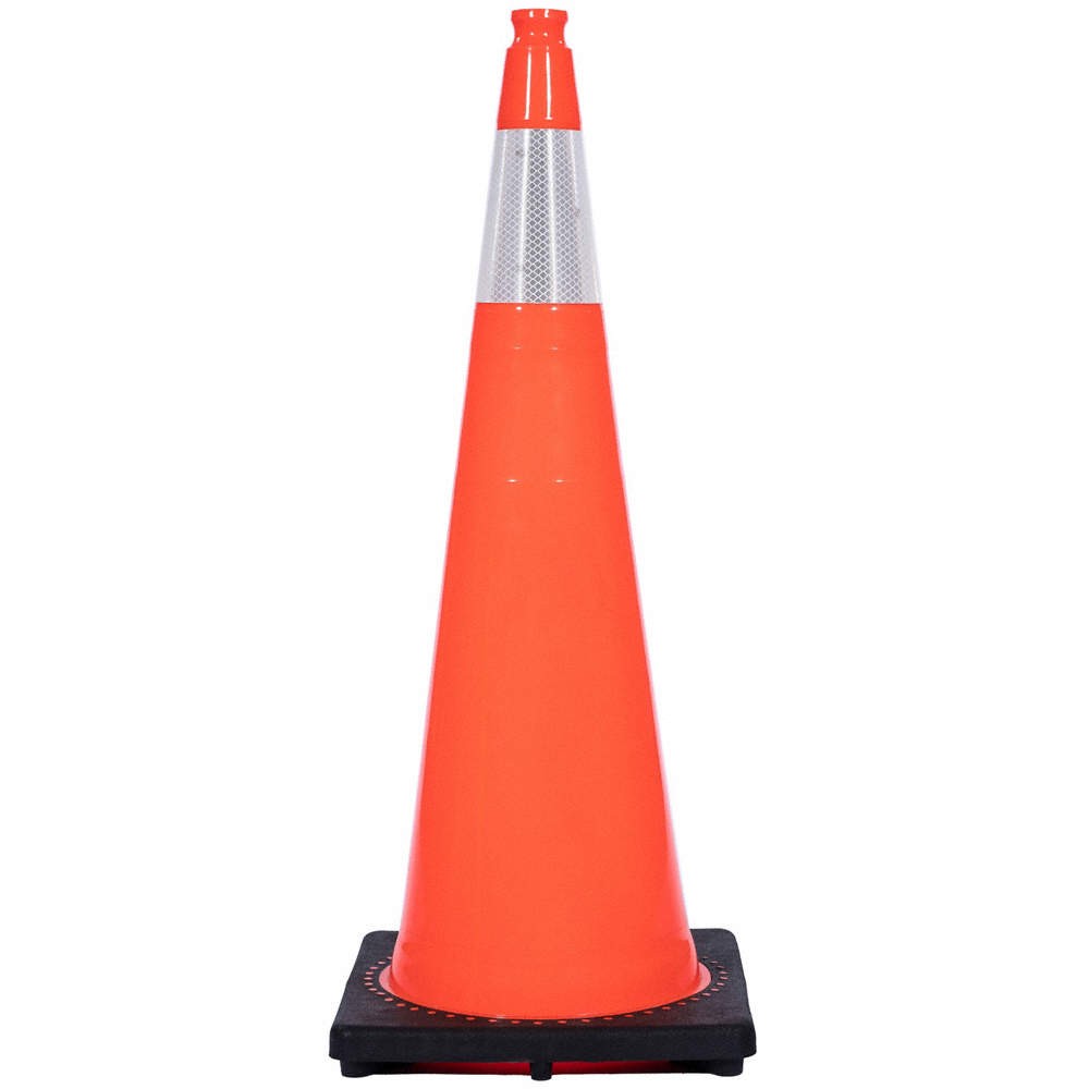 GRAINGER APPROVED RS90045CT3M6 Traffic Cone,10 lb.,Orange Cone Color 53WN72