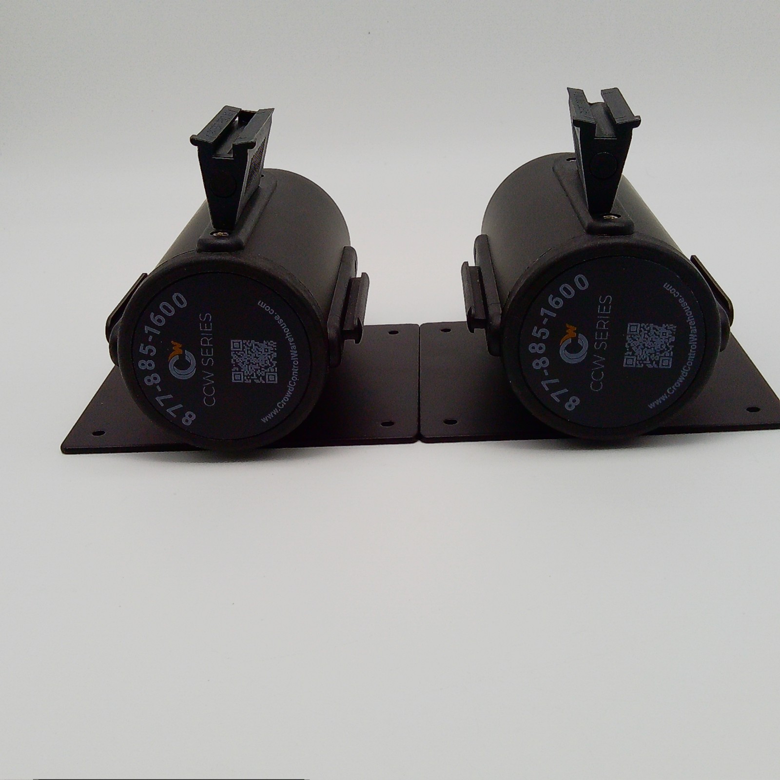 Lot Of 2 Crowd Control Warehouse Wall Mount Retractable 10 Ft Belt Barriers