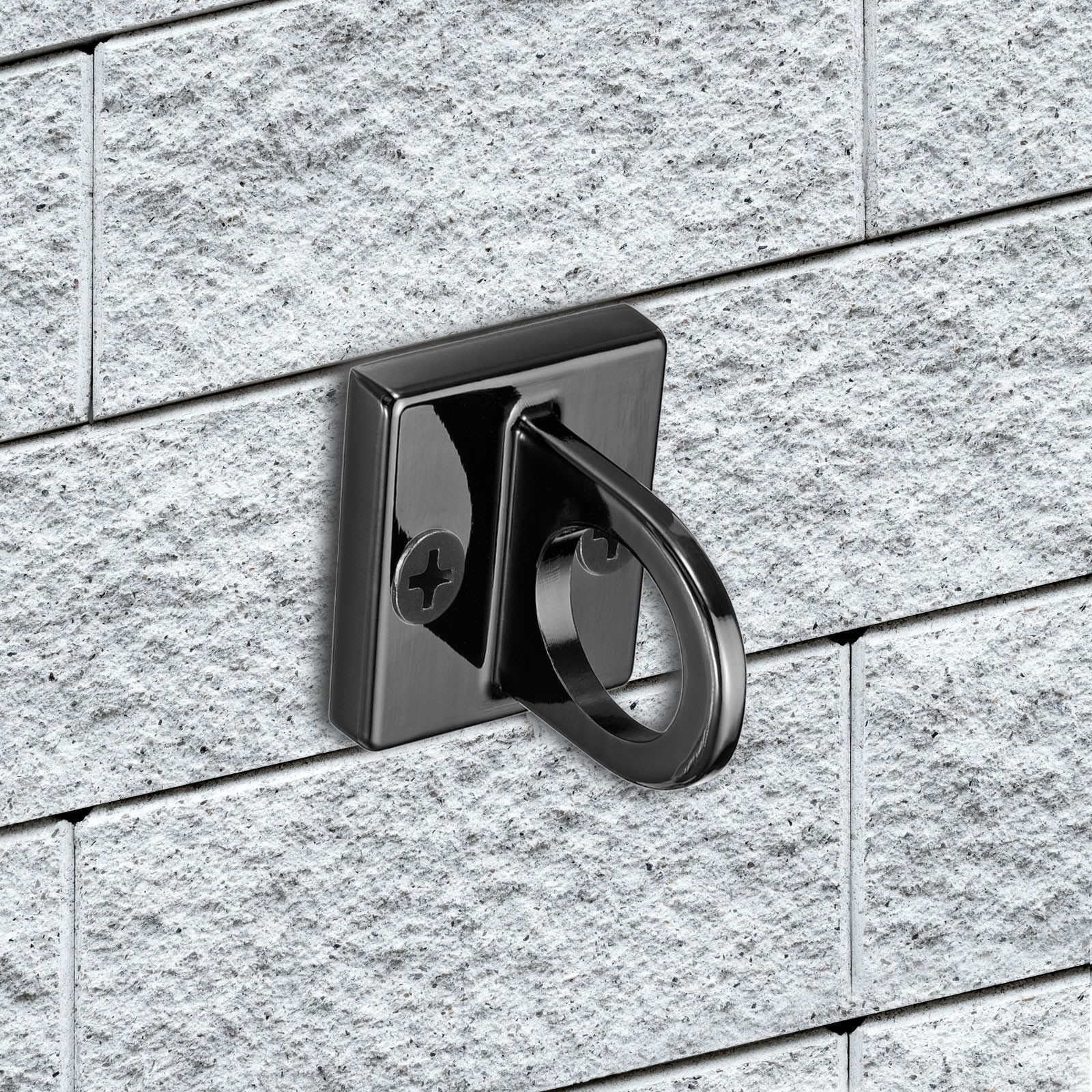 Pad Eye Plate U Hooks Metal Wall Mount Loop Screws Copper