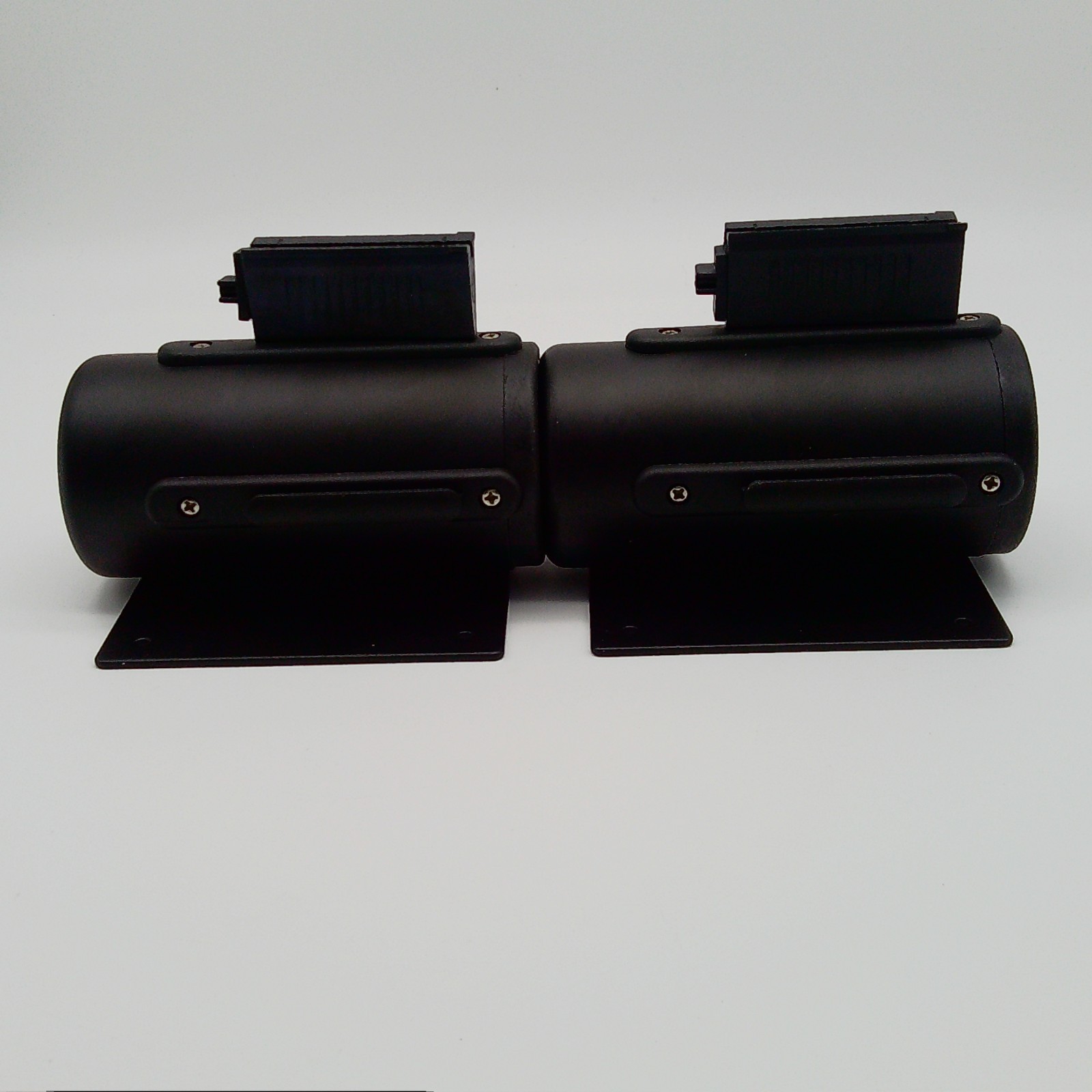 Lot Of 2 Crowd Control Warehouse Wall Mount Retractable 10 Ft Belt Barriers