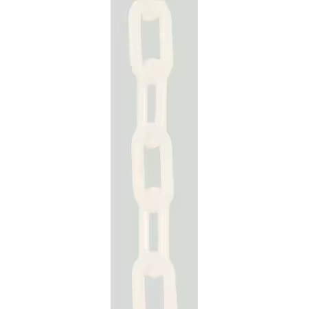 Zoro Select 30001-300 Plastic Chain, White, 300 Ft Length, Gloss, 30001-300