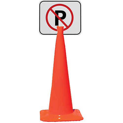 Cortina Safety Products 03-550NP Snap-On Signs for Traffic Cones – 14″Wx10″H