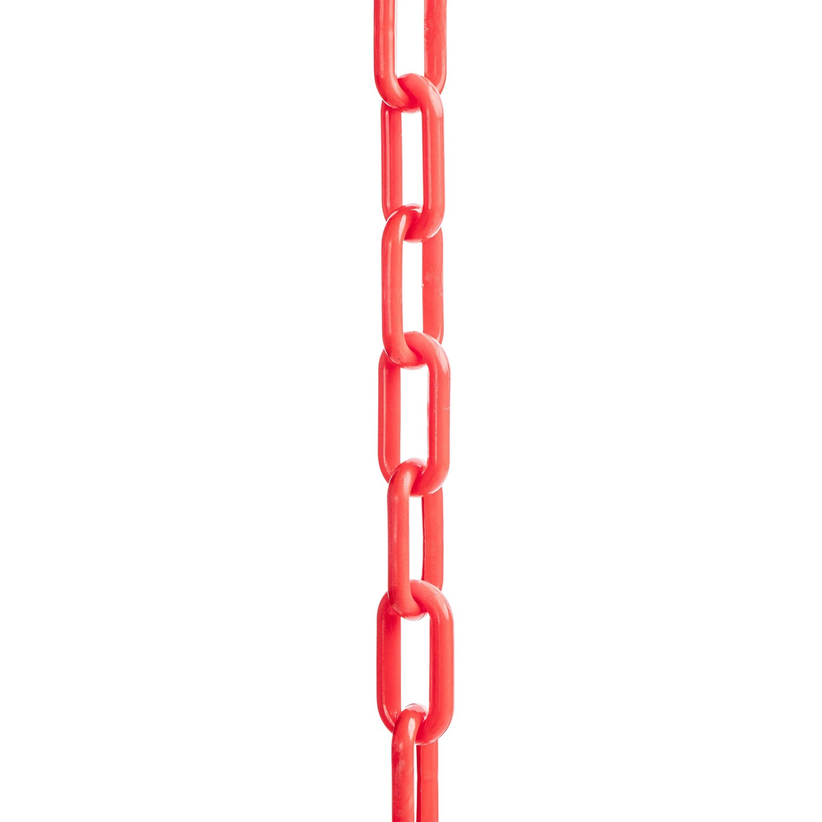 10 Feet Red Safety Supply Durable Plastic Chain UV Resistant for Crowd Control