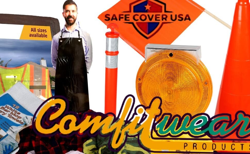 FC-120 Orange Traffic Safety Cone with Black Base, 12” H