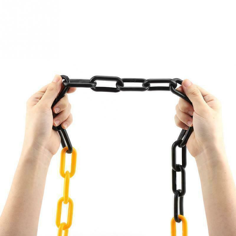 1X Crowd Control Plastic Chain Utility Safety Barrier Indoor& Outdoor new