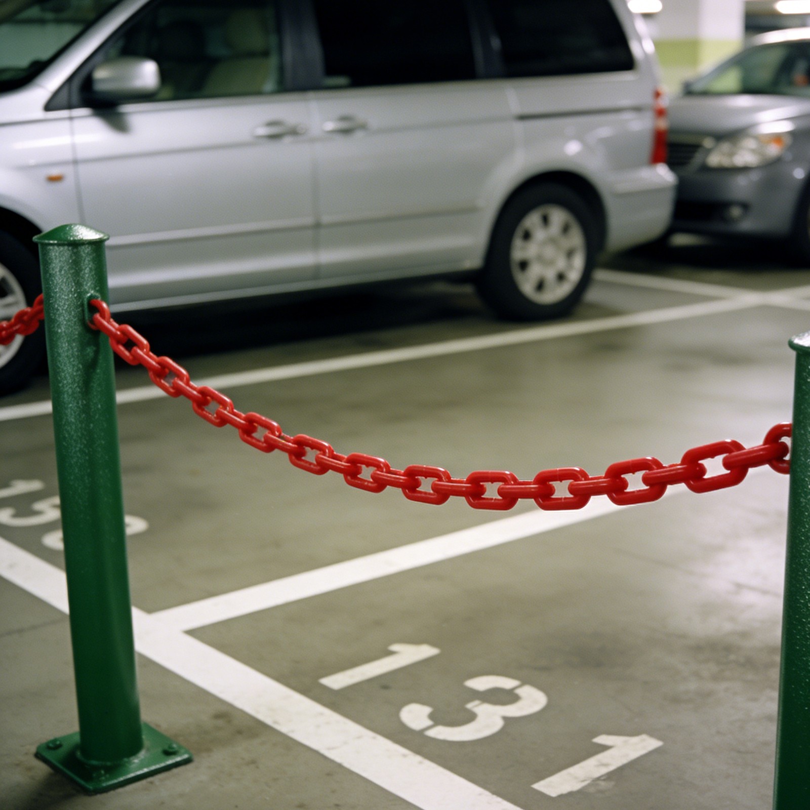 Barrier Chain, (16.4ft 0.7″ Dia., Blue/White), Safety Chain Link W S Hook