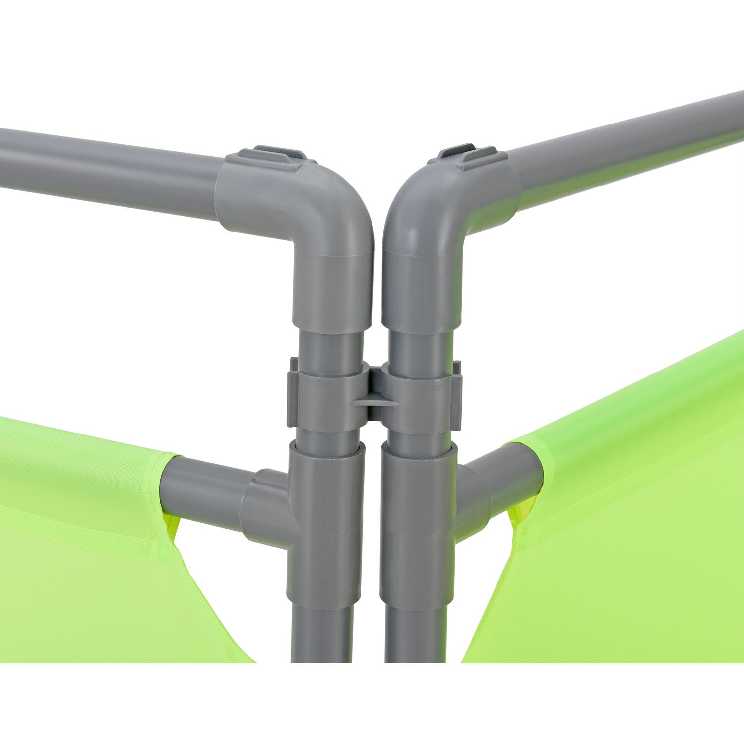 Global Industrial “Safety First” Folding Fabric Barrier Lime Green English