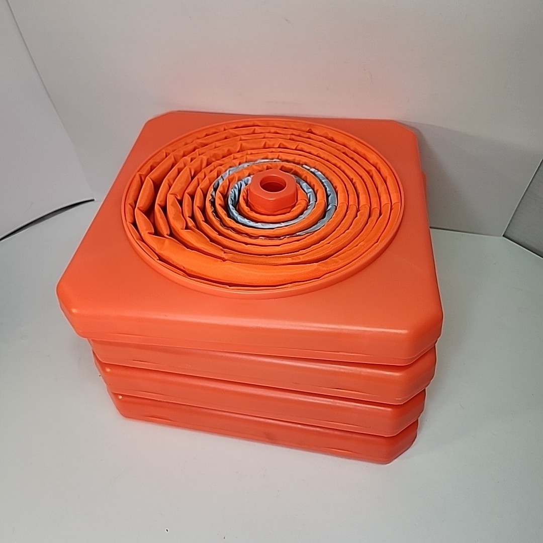 28 Inch Collapsible Traffic Safety Cones – Parking Cones with Reflective – 4 PCS