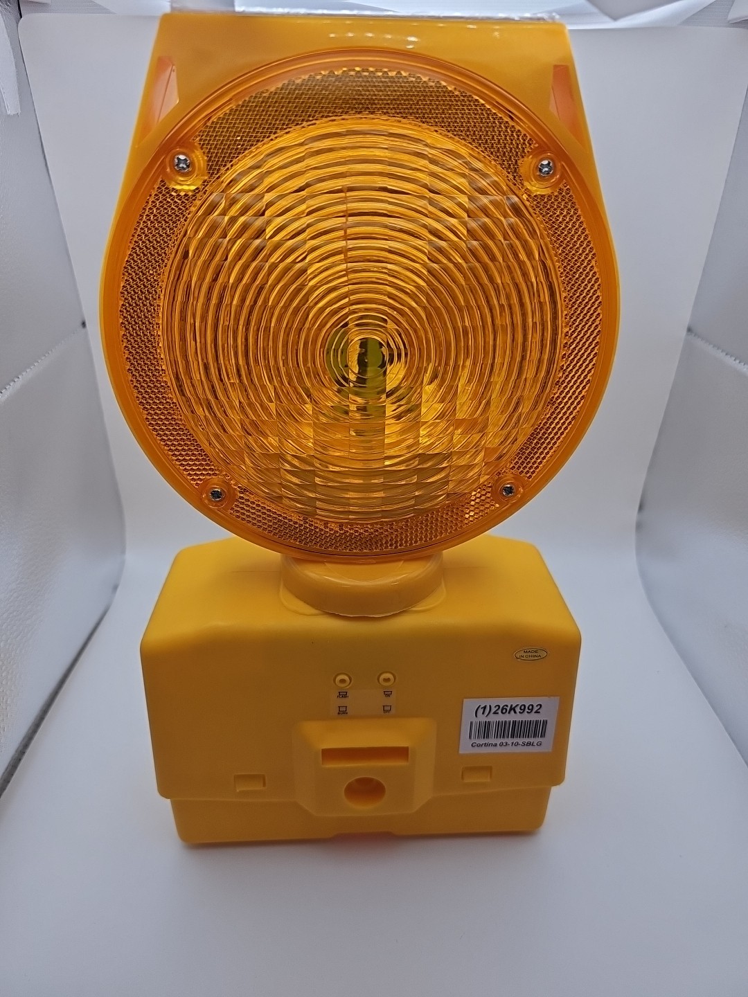 CORTINA 03-10-SBLG Solar Barricade Light,LED,7-1/2 In. 26K992
