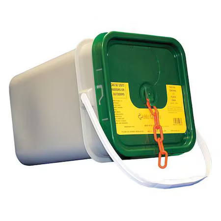 Zoro Select 30012-P Plastic Chain, Safety Orange, 300 Ft Length, Gloss, 30012-P
