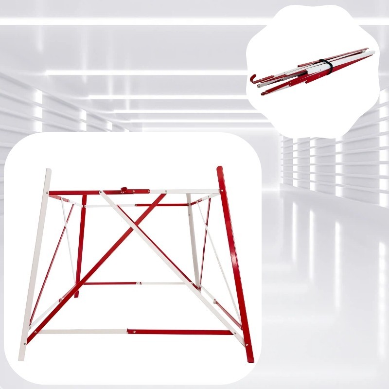 41.3″*41.3″*35″ Portable Folding Well Safety Net Retractable Road Barrier Fence