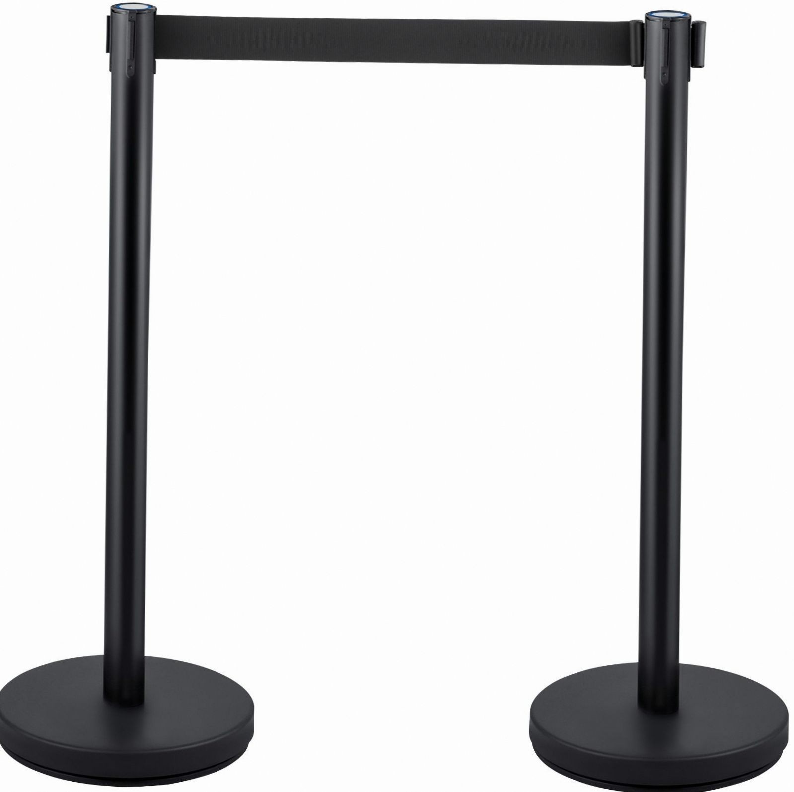 4-Pc Stainless Crowd Control Stanchion w/ 6.6ft Retractable Belts