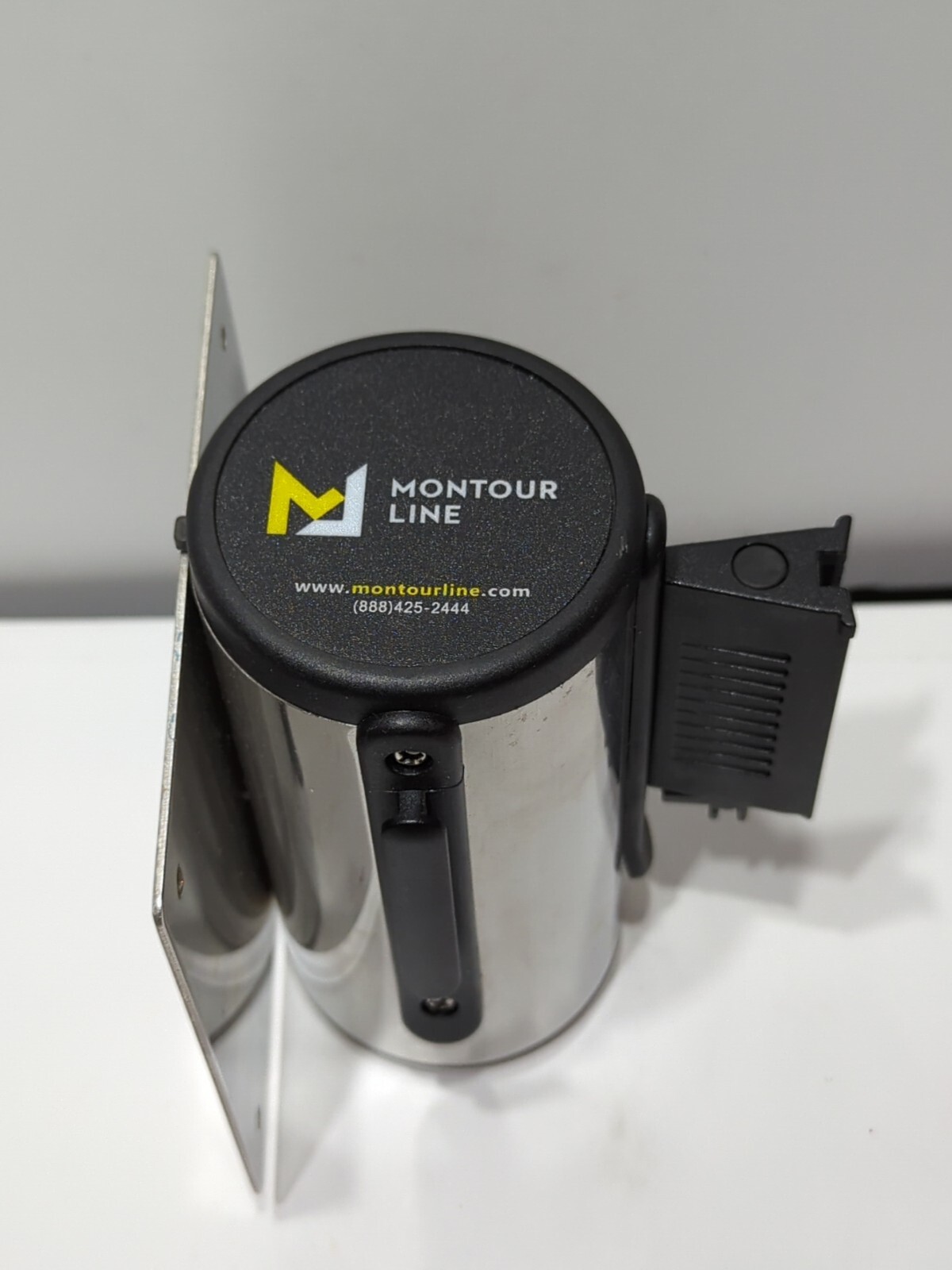 ✨New✨ Montour Line WMXLine Wall Mount Retractable Barrier “This Line Is Closed”
