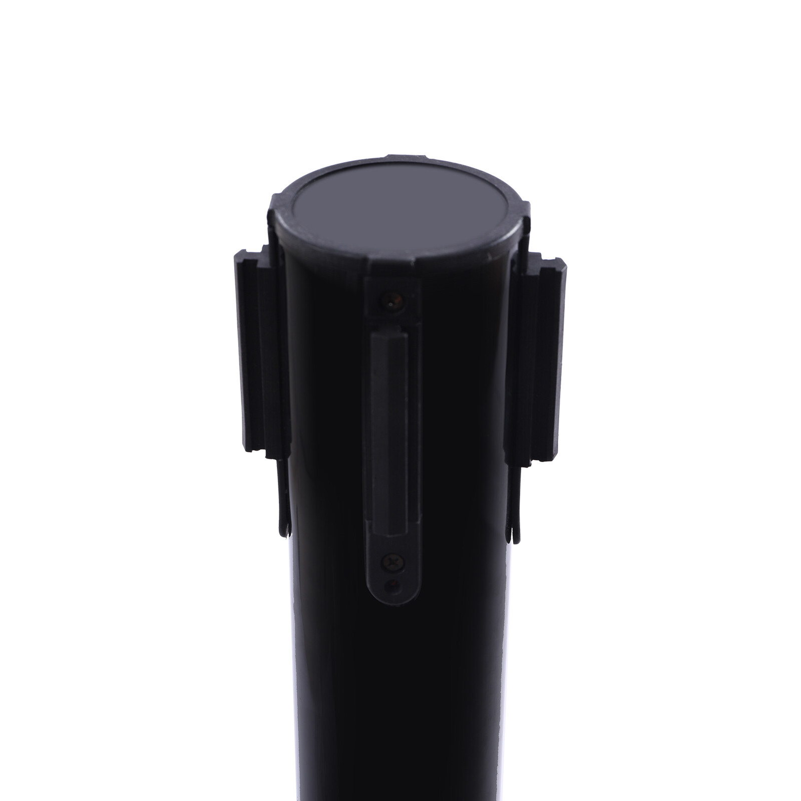 4* Black Retractable Belts Stanchion Post Event & Party Crowd Control 6.6ft Belt