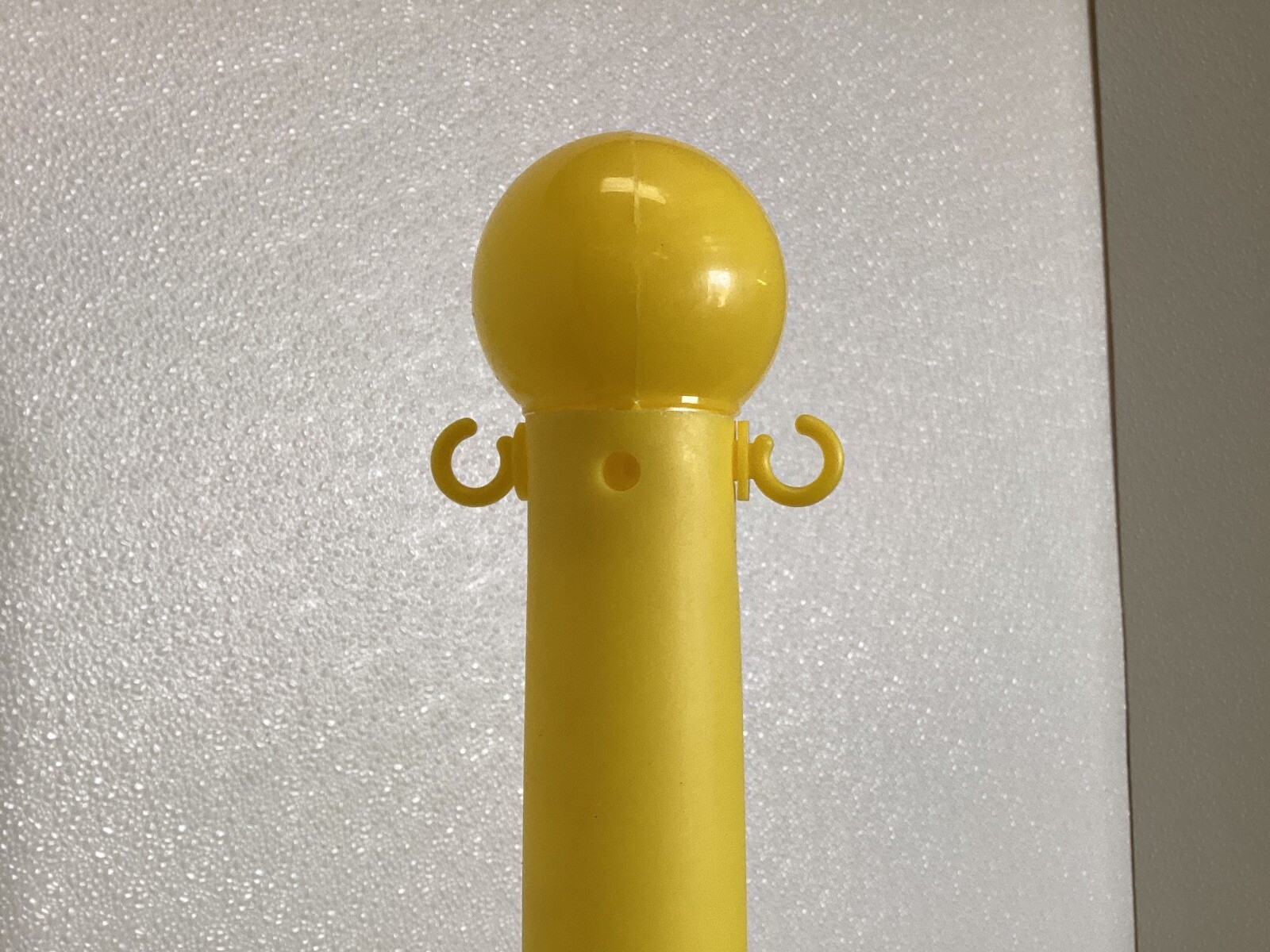 Stanchion / Crowd Control Post. No Chain. Box Of 8. Light Duty. Yellow.
