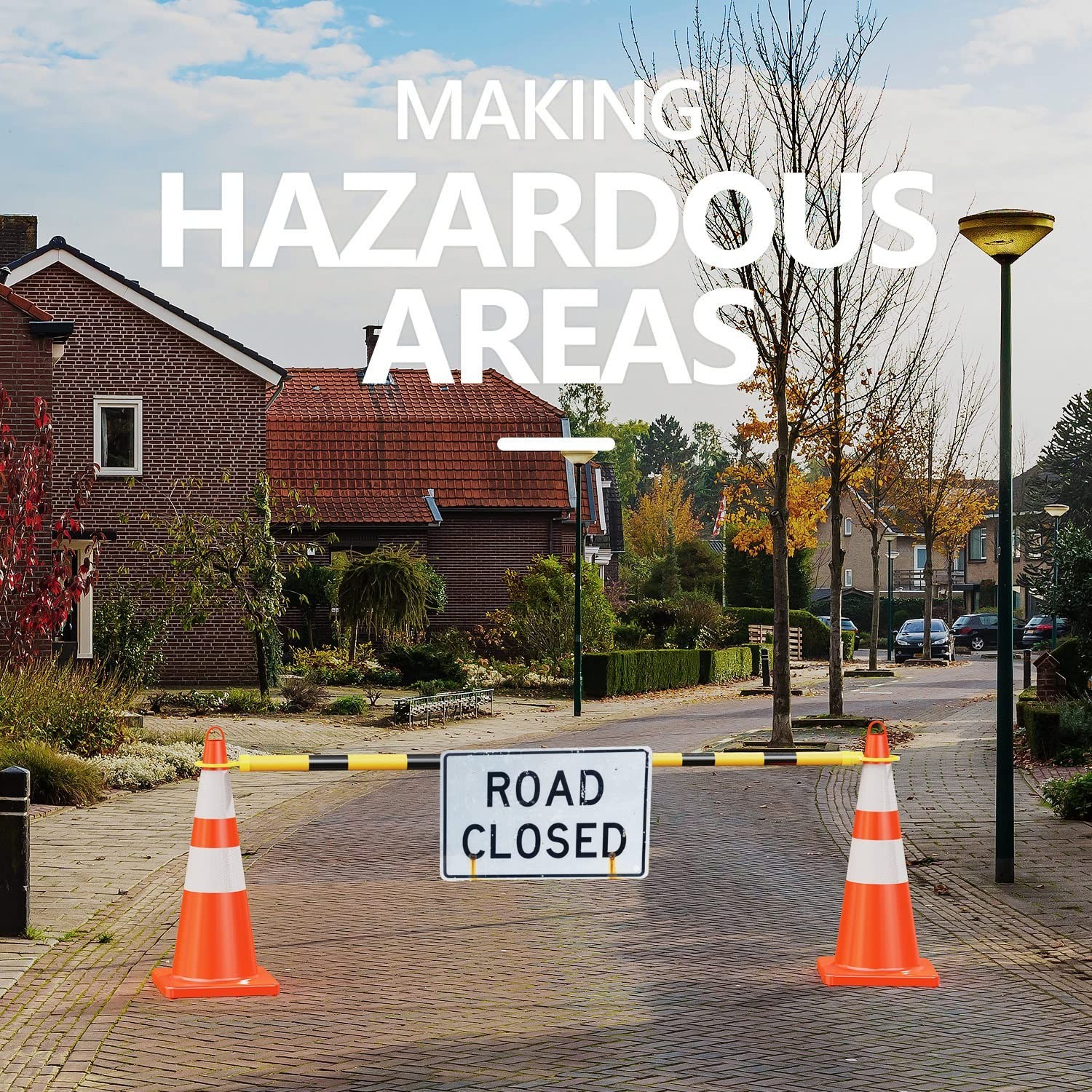 Extendable Cone Bar for Traffic Safety