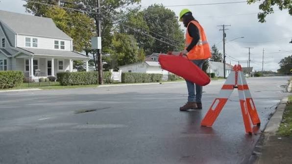 PSS Firstgard Foldable Traffic Cones 5 pack with carrying bag