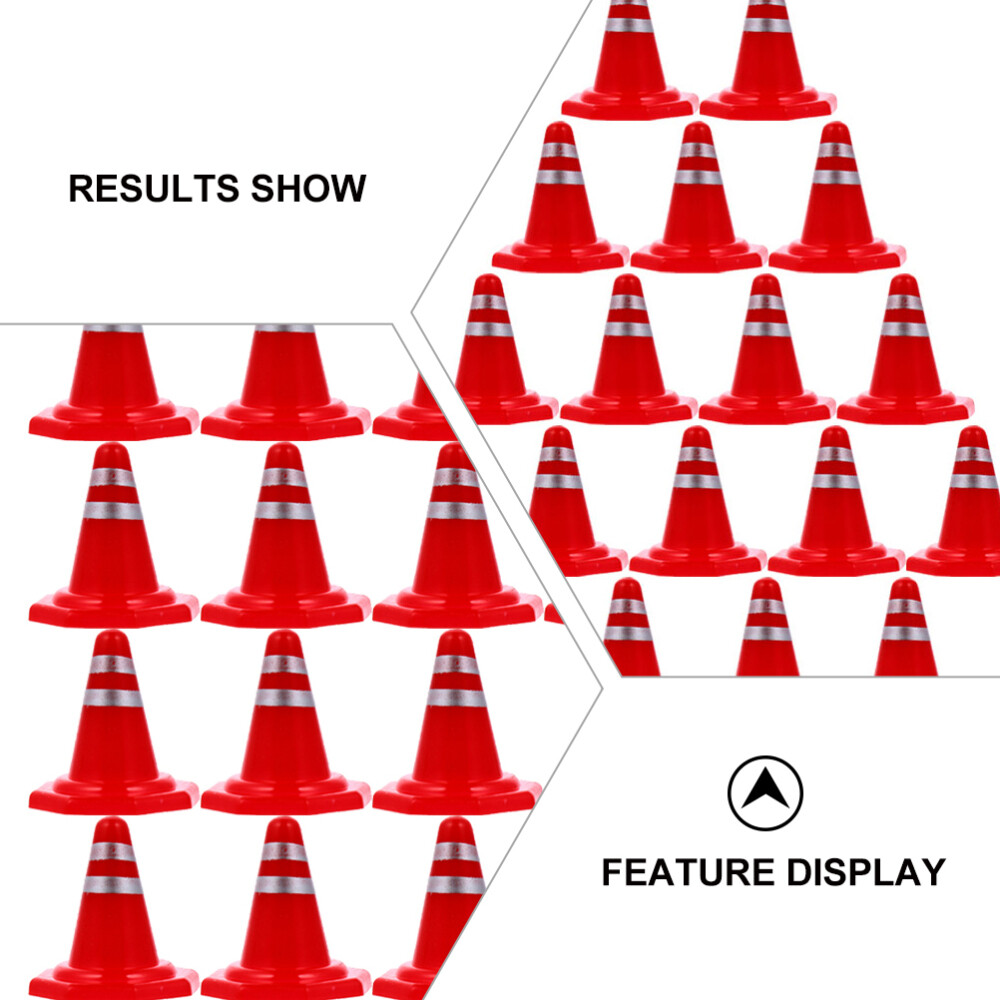 60PCS Training Roadblock Construction Cones Toys Traffic Signs for Kids