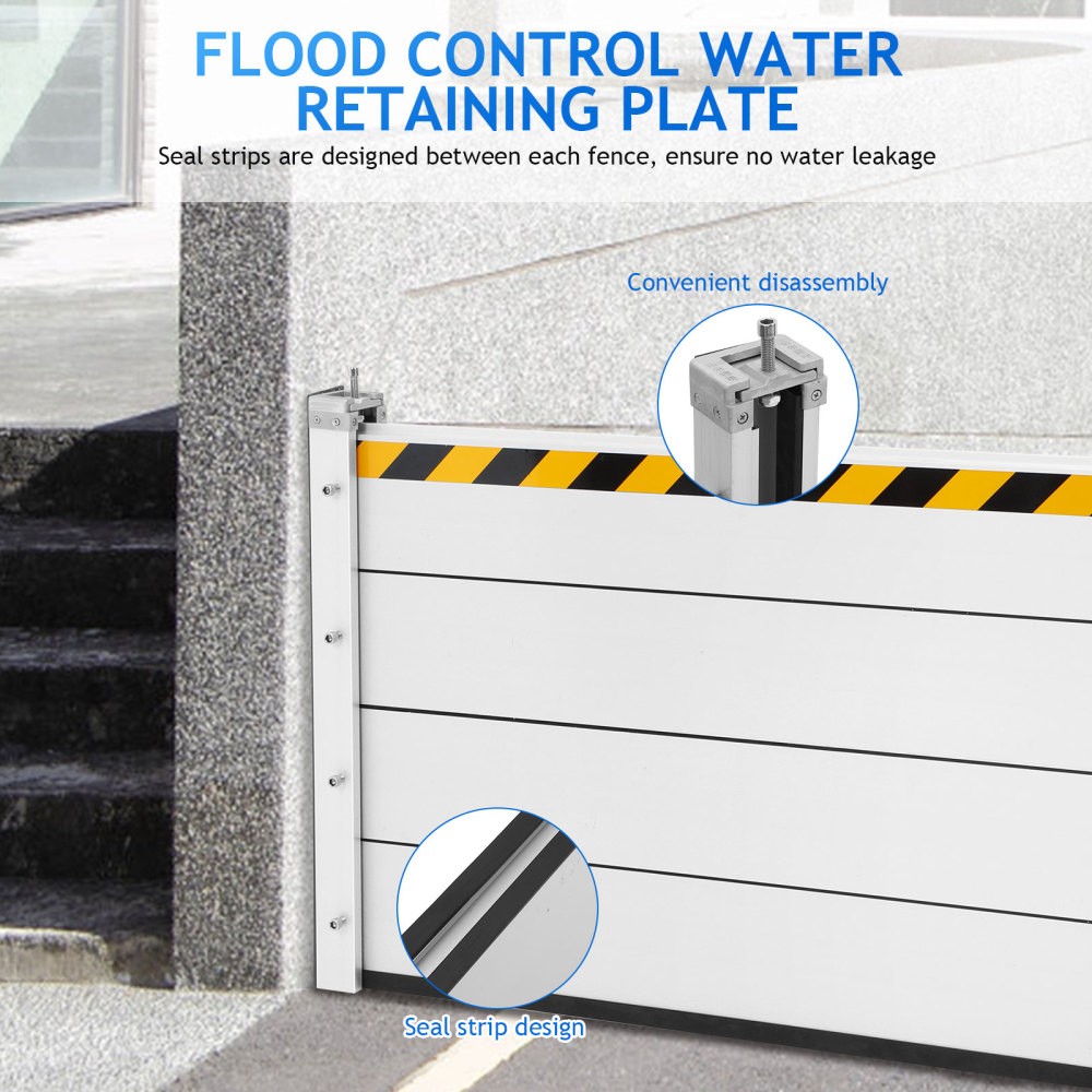 Heavy Duty Unit Module Design Flood Protection Barrier Reusable Flood Barrier