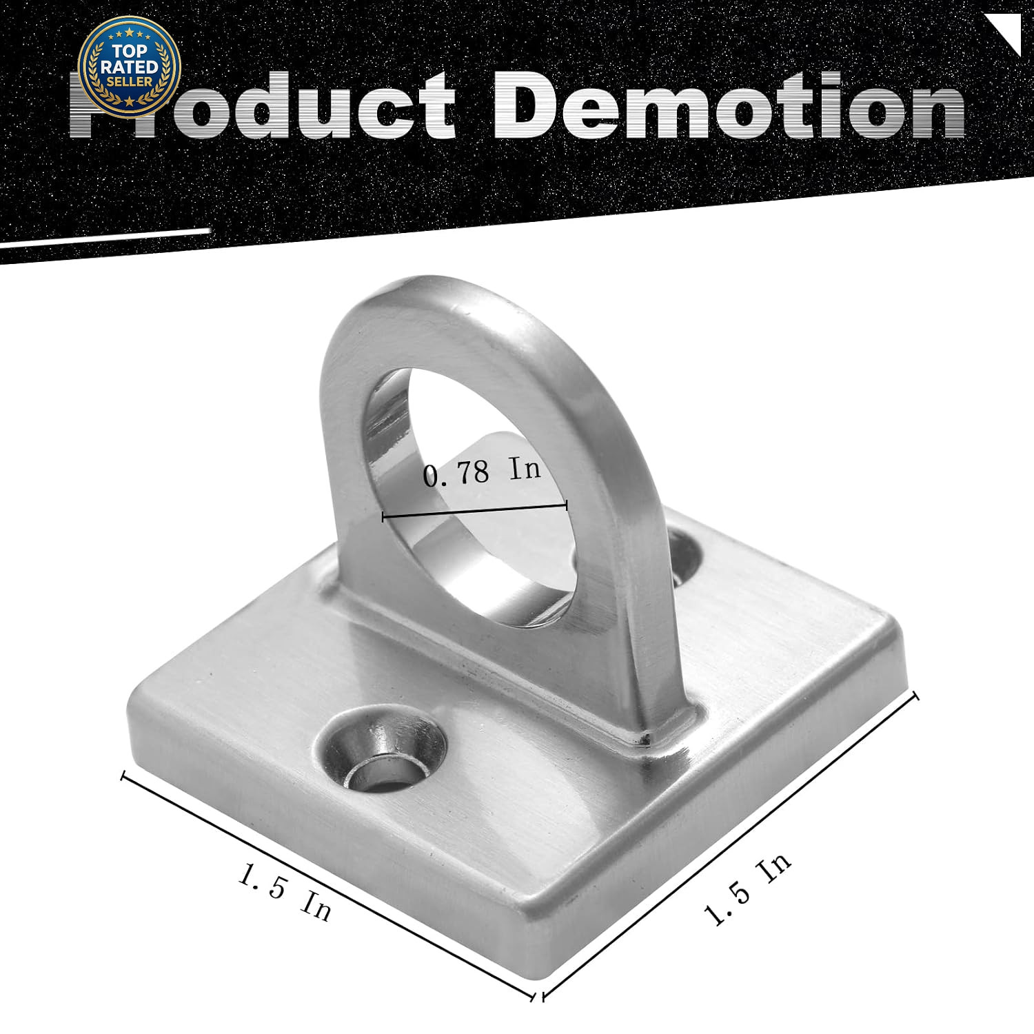4 Pcs Wall Screw Mount Crowd Control Stanchions Safety Barriers Silver Hanging C