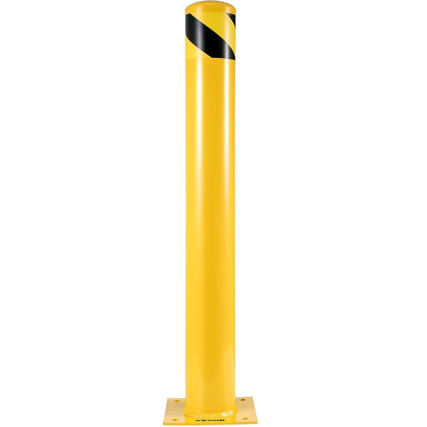48 Inch Safety Bollard Post – Durable Yellow Traffic Barrier for High Visibility