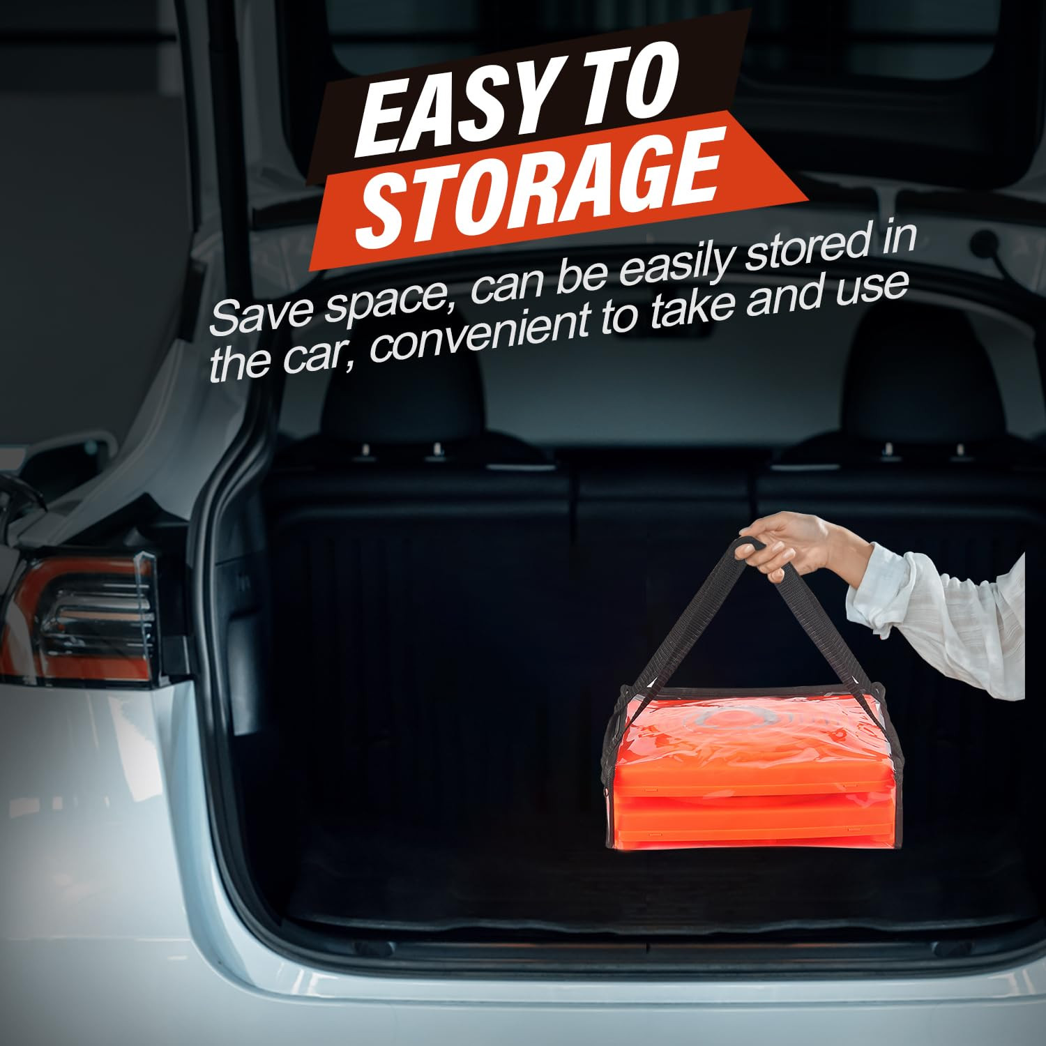 18 Inch 2 Pack Collapsible Traffic Safety Cones, Multi Purpose Pop-Up Cones with
