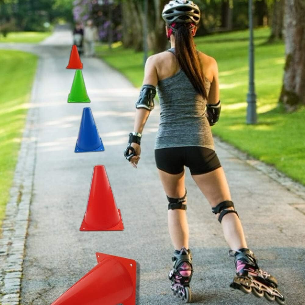 Durable 7-Inch Sports Cones for Agility Training – Indoor & Outdoor Use