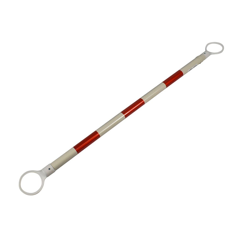 50247 4ft to 7ft ABS Extendable / Telescoping Traffic Cone Bar – Red & White