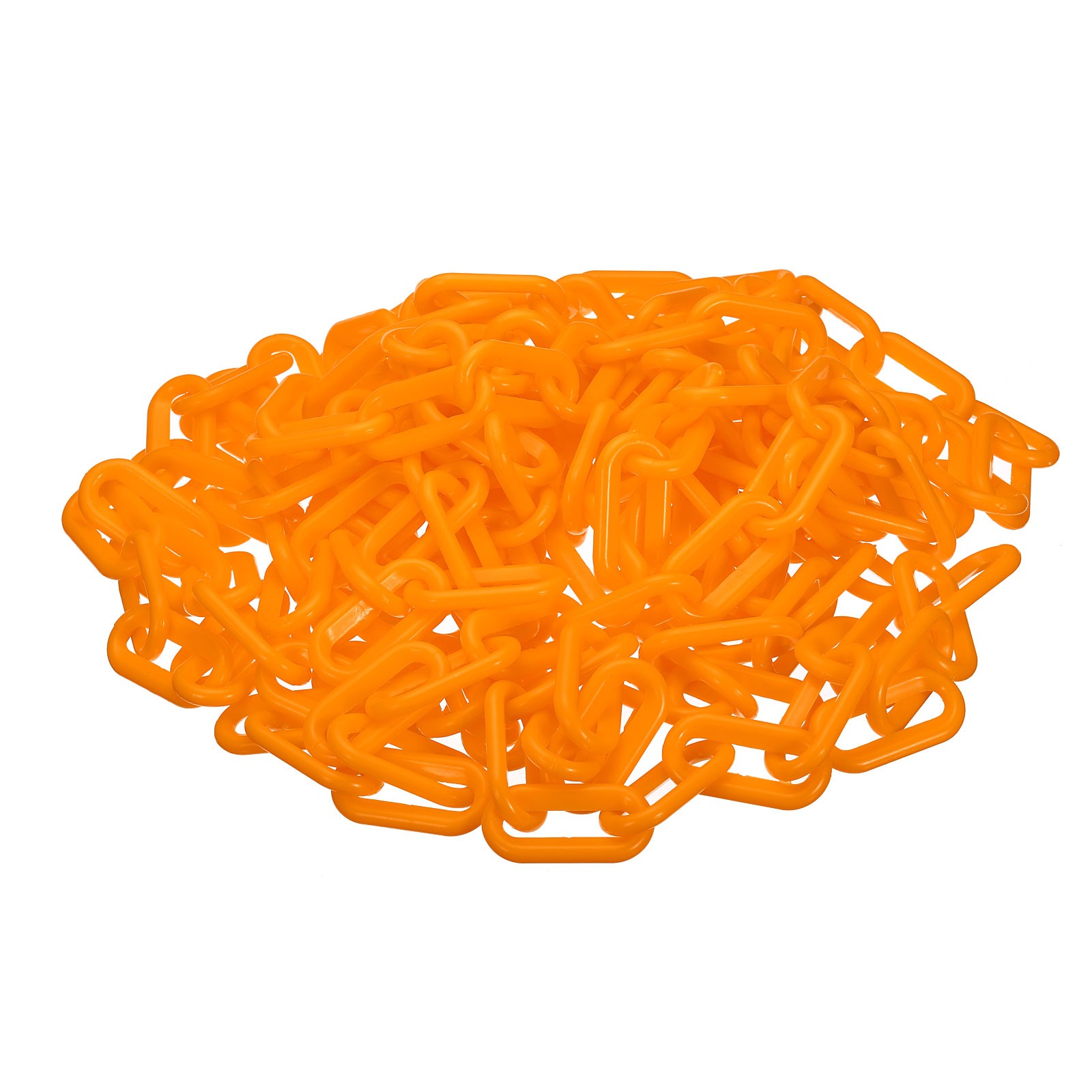 Plastic Chain Barrier (Orange, 10 Feet, 0.3″ Dia)