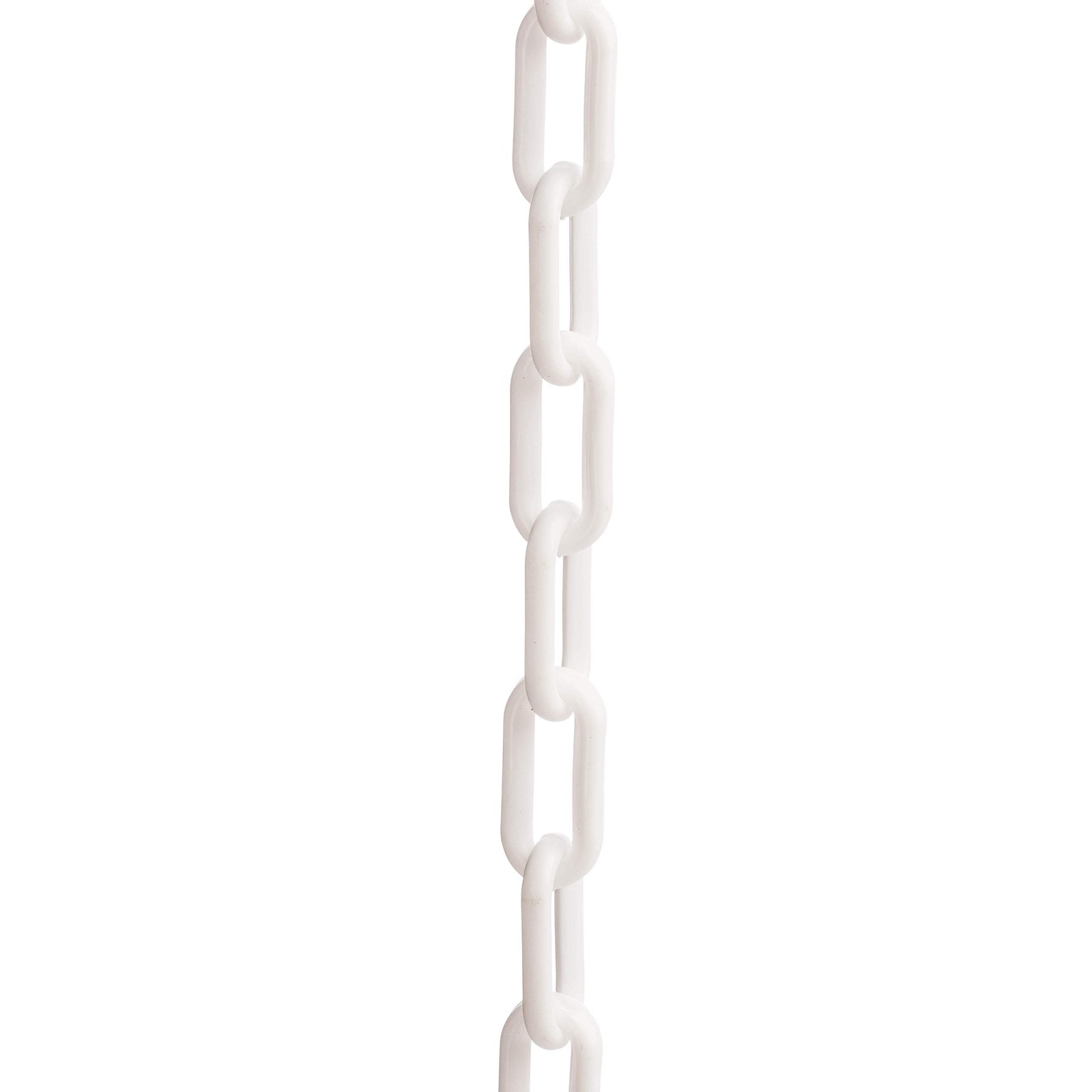 10 Feet White Durable Plastic Chain for Crowd Control and Industrial Use
