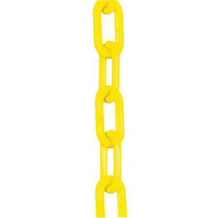 Zoro Select 30002-300 Plastic Chain, Yellow, 300 Ft Length, Gloss, 30002-300