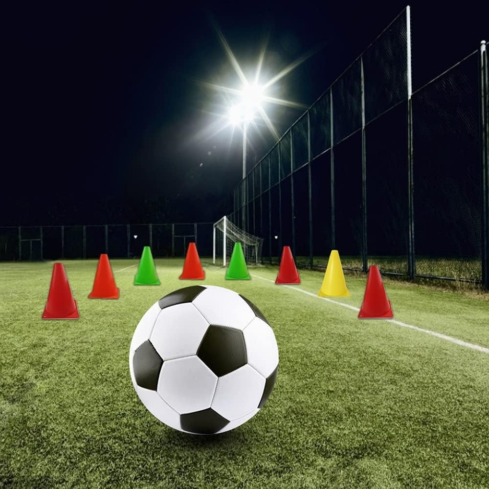 Durable 7 Inch Agility Marker Cones Lightweight for Soccer Football and Skating