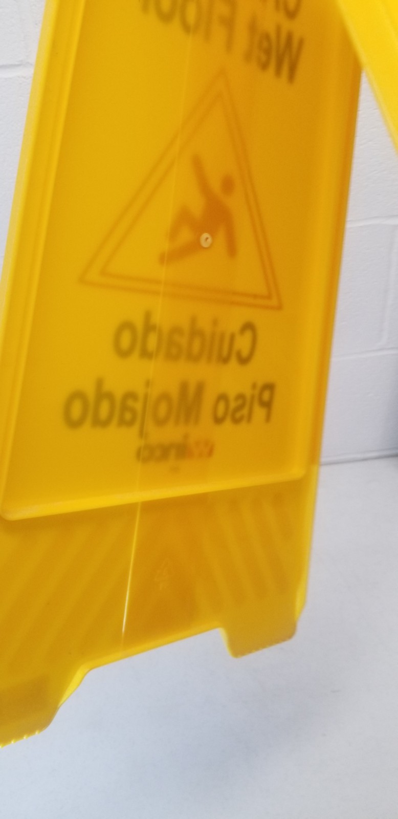 Winco WCS-25 Caution Wet Floor Sign | 25 x 12