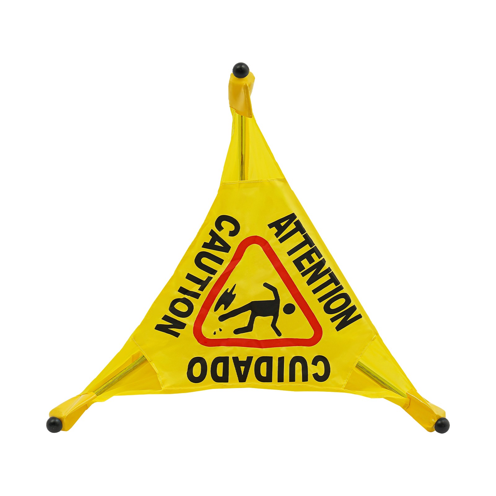 8Pcs Wet Floor Sign Foldable A Frame Caution Floor Sign Plastic Indoor Outdoor