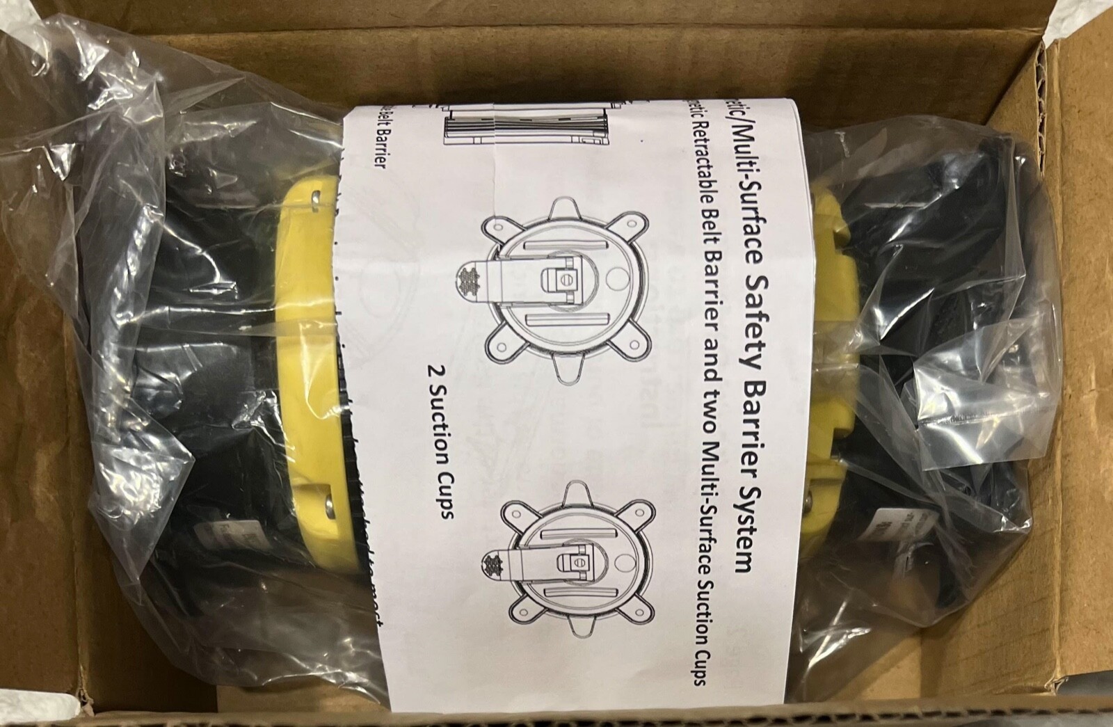 15″ Banner Stakes PLUS Wall Mount Mgntic Belt Barrier, CAUTION DO NOT ENTER