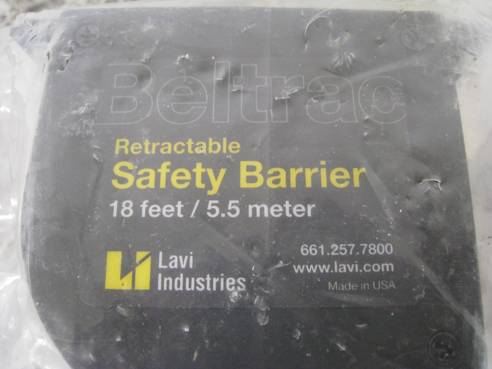 New Lavi Beltrac 18 Feet / 5.5 Meter Retractable Safety Barrier Free Shipping