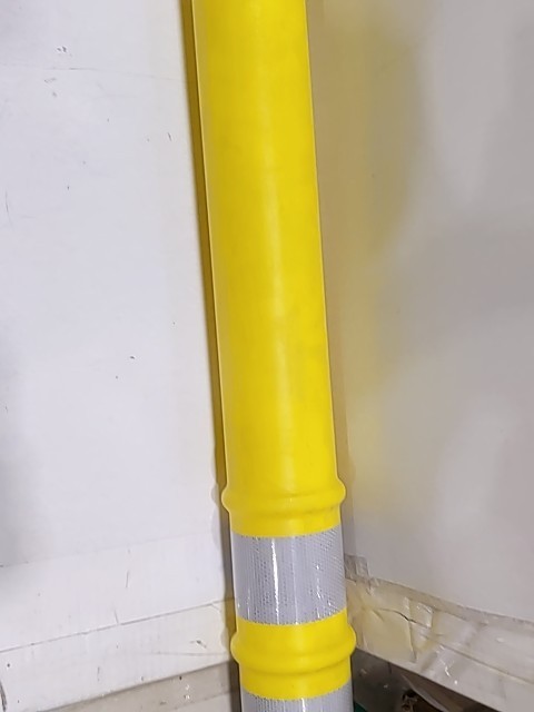 Cortina Safety Products 45 in. Yellow EZ Grab Delineator Post 3 in. Reflective