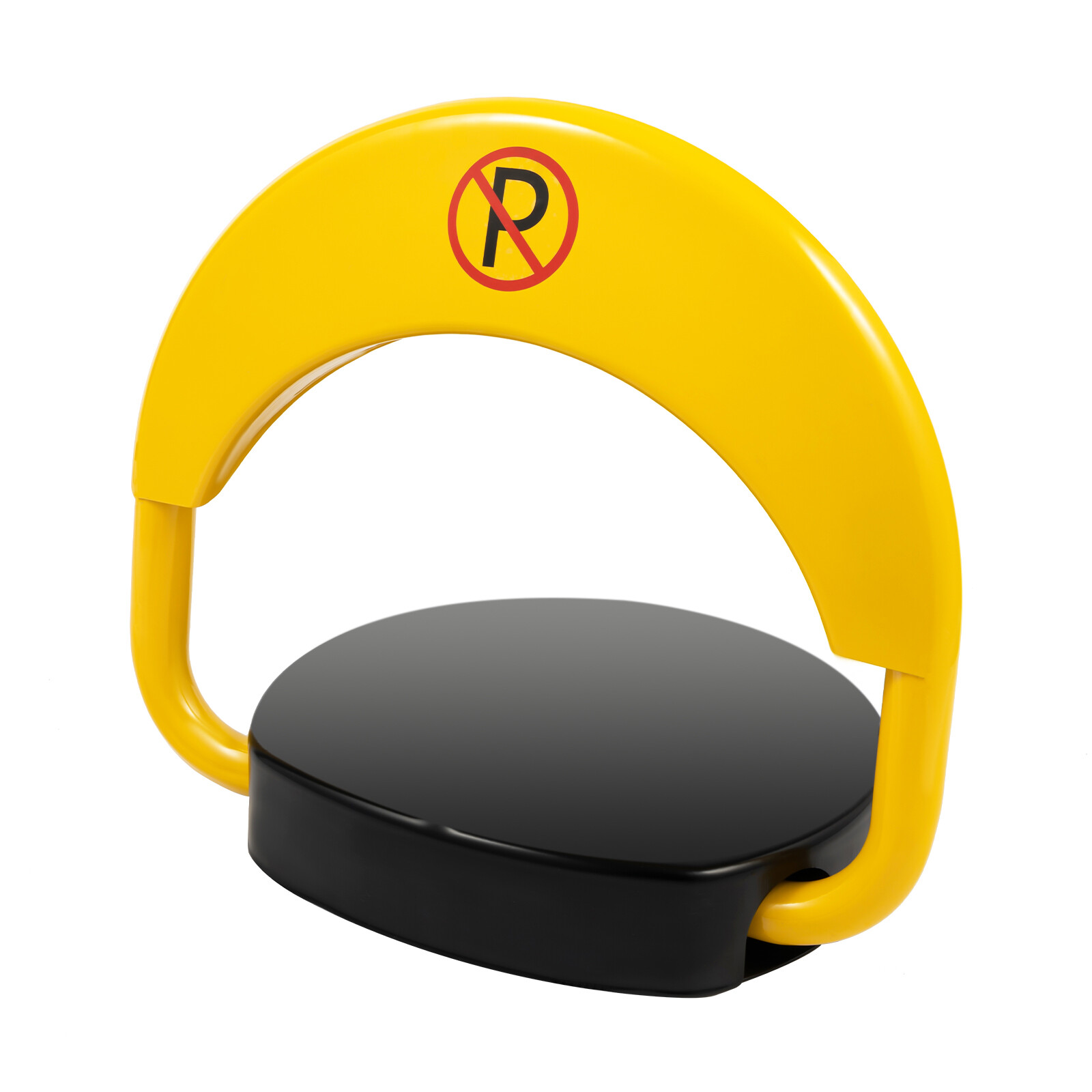 Automatic Parking Space Lock Remote Control Yellow Parking Barrier Waterproof