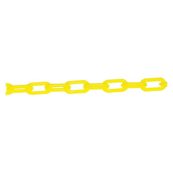 Manufacturer Varies Plastic Chain, Yellow, 500 ft Length, Gloss 30002-500