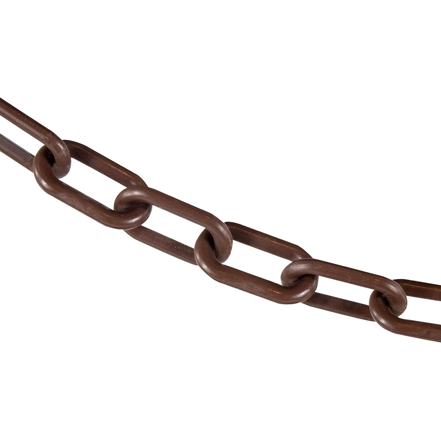 2-Inch Plastic Barrier Chain, 500 ft for Indoor/Outdoor Crowd Control